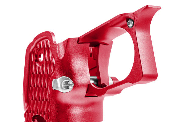ACW CNC Aluminum Type 9 Hi-Capa Grip Kit (Red)