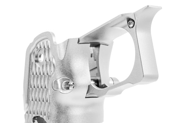 ACW CNC Aluminum Type 9 Hi-Capa Grip Kit (Silver)