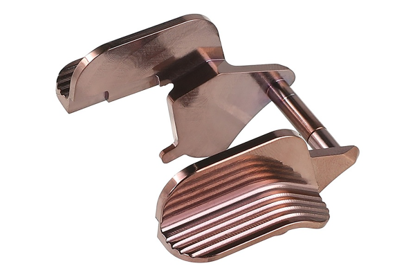 ACW Ambidextrous Shielded Thumb Safety for Tokyo Marui Hi-Capa GBB Airsoft Pistols (Copper)