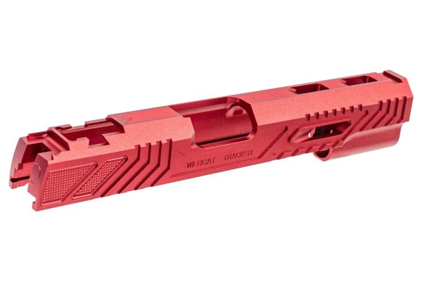 ACW CNC Aluminum Hi-Capa Limcat Style WildCat Slide (Red)