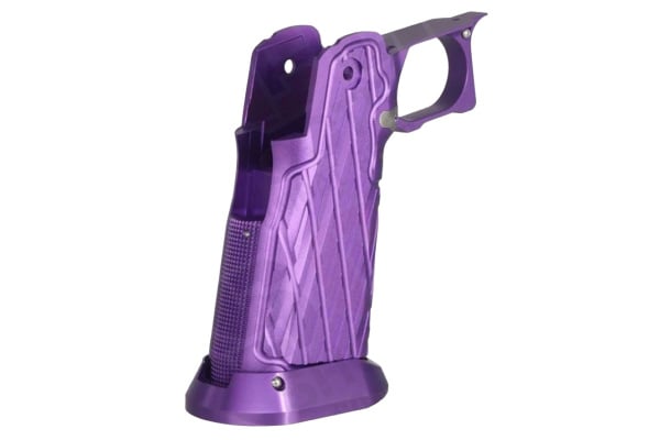 ACW CNC Aluminum Type 11 Infinity Honey Grip for Tokyo Marui Hi-Capa Airsoft Pistols (Purple)