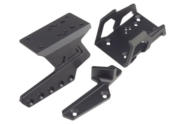 ACW Exoskeleton Optic Mount w/ Thumb Rest For Hi-Capa GBB Airsoft Pistols (Black)