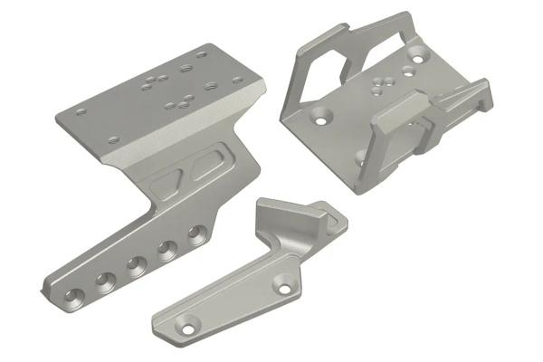 ACW Exoskeleton Optic Mount w/ Thumb Rest For Hi-Capa GBB Airsoft Pistols (Silver)