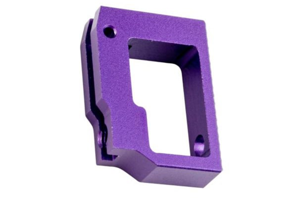 ACW Aluminum Long Flat Adjustable Trigger For TM Hi-Capa GBB Pistols (Purple)