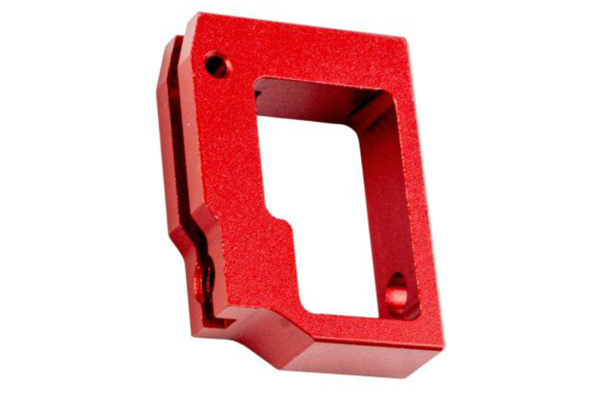 ACW Aluminum Long Flat Adjustable Trigger For TM Hi-Capa GBB Pistols (Red)