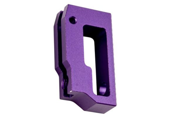 ACW Aluminum Short Flat Adjustable Trigger For TM Hi-Capa (Purple)