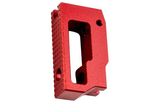 ACW Aluminum Short Flat Adjustable Trigger For TM Hi-Capa (Red)