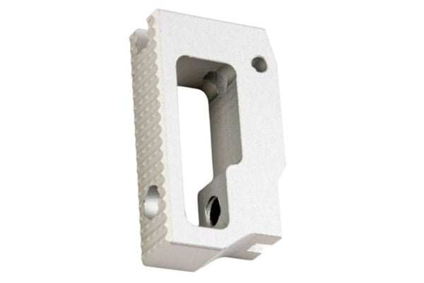 ACW Aluminum Short Flat Adjustable Trigger For TM Hi-Capa (Silver)