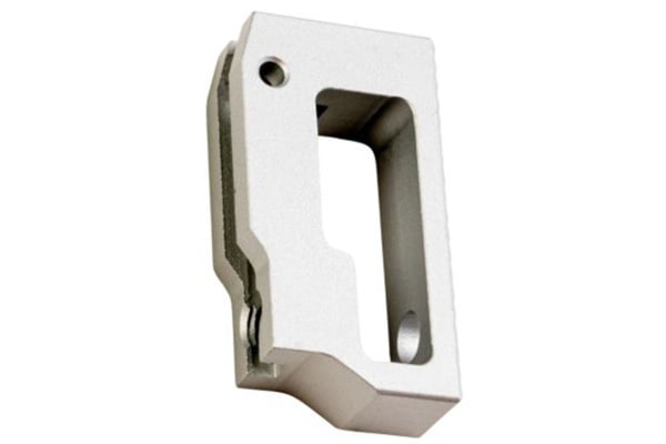 ACW Aluminum Short Flat Adjustable Trigger For TM Hi-Capa (Silver)