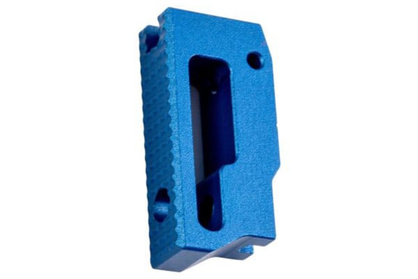 ACW Aluminum Extra Short Flat Adjustable Trigger For TM Hi-Capa (Blue)
