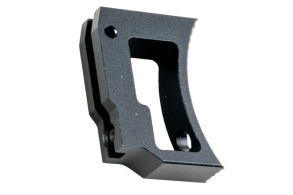 ACW Aluminum Long Curved Adjustable Trigger For TM Hi-Capa (Black)