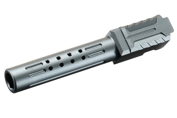 ACW BRA Style Aluminum Outer Barrel for Elite Force/VFC G19 Gen3 GBB Airsoft Pistol (Grey)