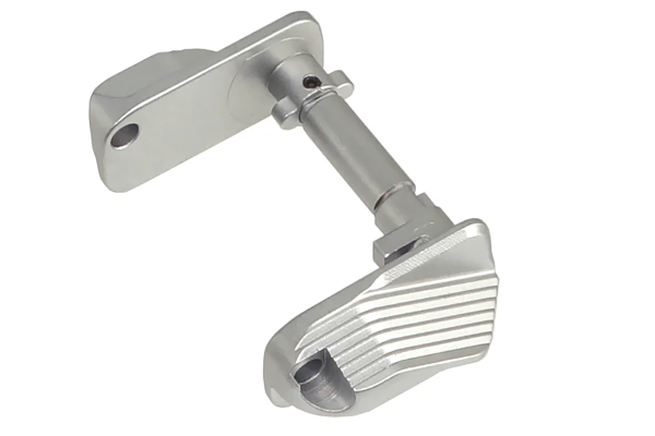 ACW CZ Factory Type D Thumb Safety for ASG Shadow 2 & TS2 GBB Pistols (Silver)