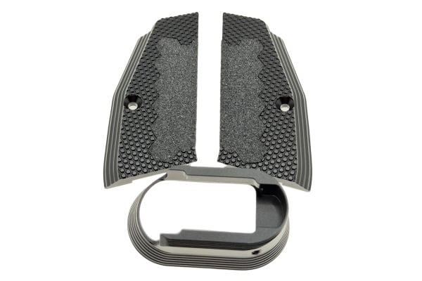 Aluminum Short Grip Panels with Magwell for ASG CZ Shadow 2 (Orange)
