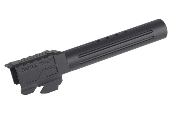 ACW BA Style Barrel For TM G17 GEN3 GBB Pistols (Black)