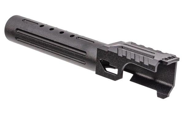ACW Aluminum Ported Outer Barrel for TM G19 Gen3 GBB Airsoft Pistols (Black)