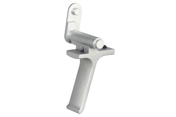 ACW Flat Blade Trigger for M17/M18/P320 GBB Airsoft Pistols (Silver)
