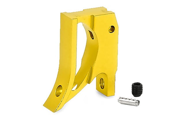 Airsoft Masterpiece Edge T2 Trigger for Tokyo Marui Hi Capa/1911 GBB Airsoft Pistols (Gold)