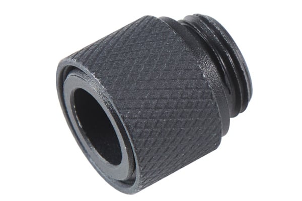 Army Armament 12-14mm Threaded Tip for GBB Pistol Outer Barrels (Black)