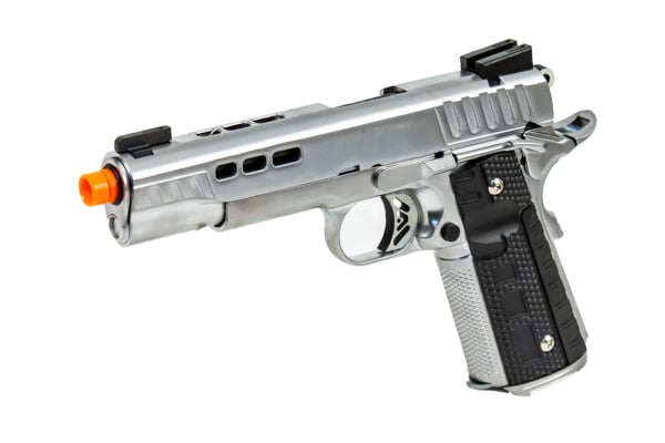 Ascend Airsoft KP1911 Custom Gas Blowback Airsoft Pistol ( Silver )