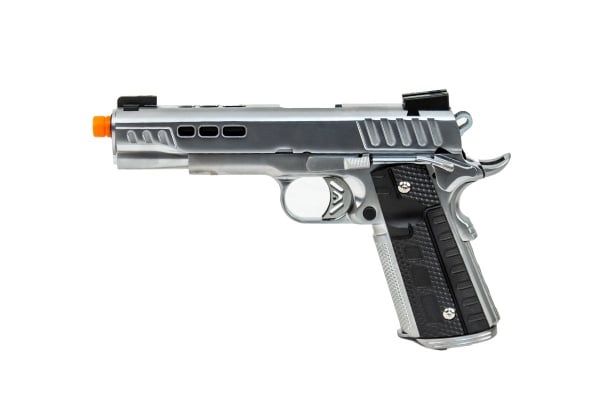Ascend Airsoft KP1911 Custom Gas Blowback Airsoft Pistol ( Silver )