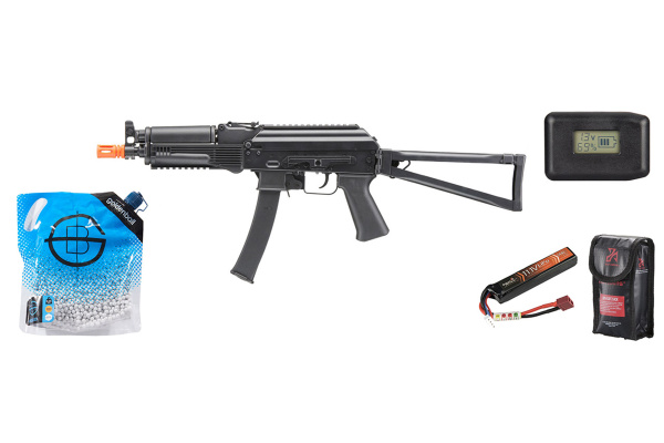 Kalashnikov USA Licensed KR-9 AEG Airsoft SMG Battery/Charger Combo