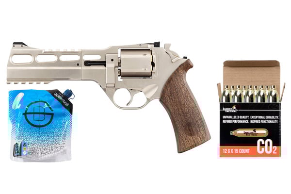 Chiappa Rhino 60DS CO2 Revolver CO2 Combo (Silver)
