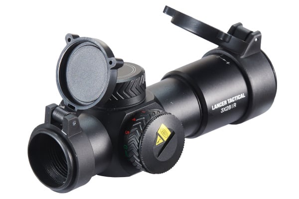 Lancer Tactical 3x28 Fixed Red Dot Sight
