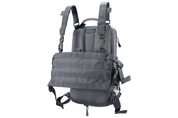 Lancer Tactical QD Chest Rig Lightweight Backpack (Grey)