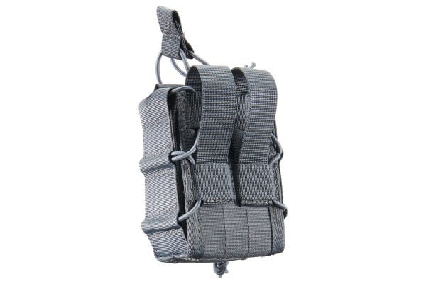 Lancer Tactical Bungee Double Mag Pouch (Grey)