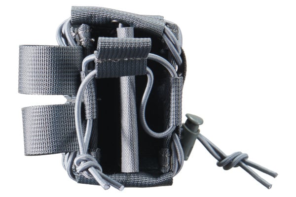 Lancer Tactical Bungee Double Mag Pouch (Grey)
