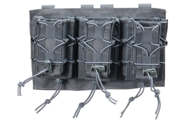 Lancer Tactical Triple M4/Pistol Mag Pouch (Grey)