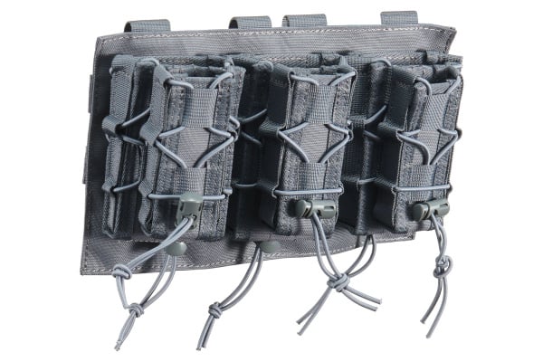 Lancer Tactical Triple M4/Pistol Mag Pouch (Grey)