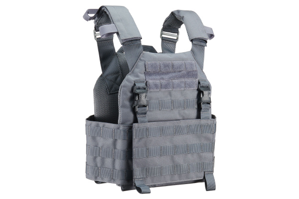 Lancer Tactical Buckle Up Assault Plate Carrier (Grey)