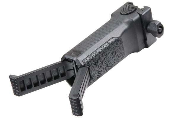 Lancer Tactical 2.0 Spring Loaded Bipod Grip (Black)