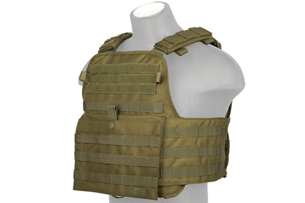 Lancer Tactical Plate Carrier Modular Plate Carrier ( OD Green )