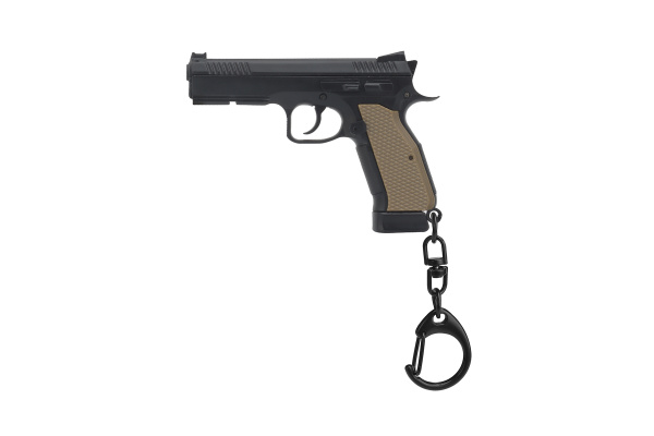 Tac 9 Tactical Detachable Mini CZ Pistol Keychain (Black)