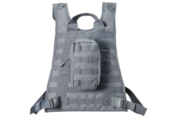 Lancer Tactical MOLLE Tactical Vest (Grey)