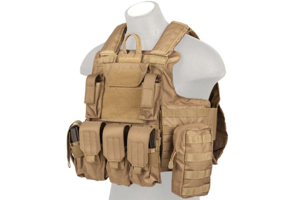 Lancer Tactical Strike Plate Carrier ( Coyote )