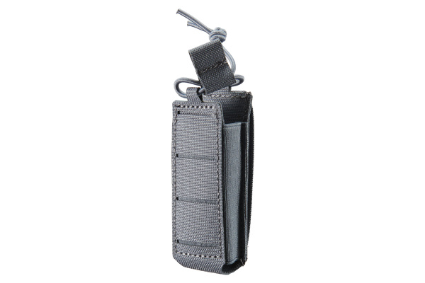 Lancer Tactical Laser Cut Single Pistol Open Top Magazine Pouch (Grey)