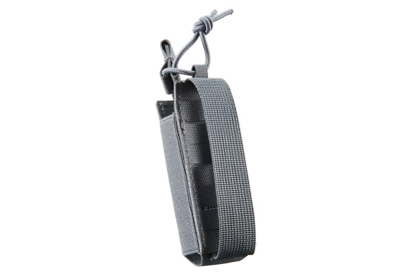 Lancer Tactical Laser Cut Single Pistol Open Top Magazine Pouch (Grey)