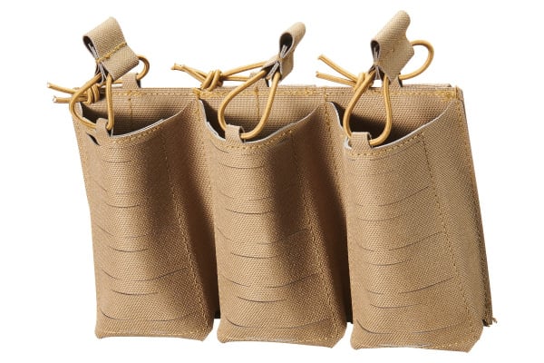 Lancer Tactical Laser Cut Triple AR 30 Round Magazine Pouch (Tan)