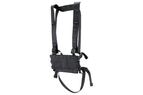 Lancer Tactical Laser Cut ARC Placard Chest Rig (Black)