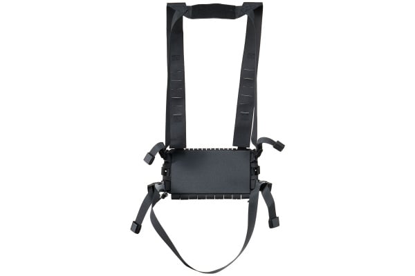 Lancer Tactical Laser Cut ARC Placard Chest Rig (Black)