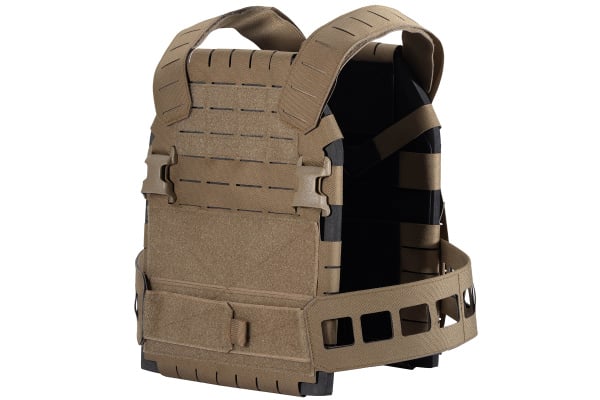 Lancer Tactical Laser Cut Lightweight Modular Plate Carrier (Tan)
