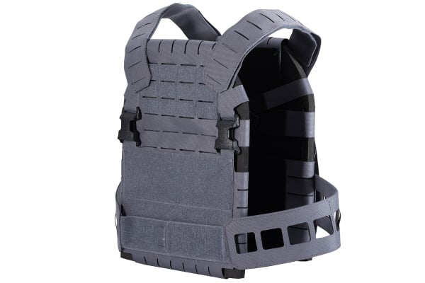 Lancer Tactical Laser Cut Lightweight Modular Plate Carrier (Gray)