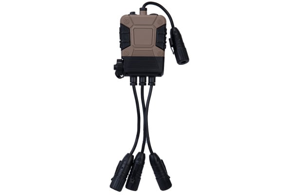 Lancer Tactical Z4OPS Pro Lite Edition 2-Pin Version PTT ( Tan / Black )