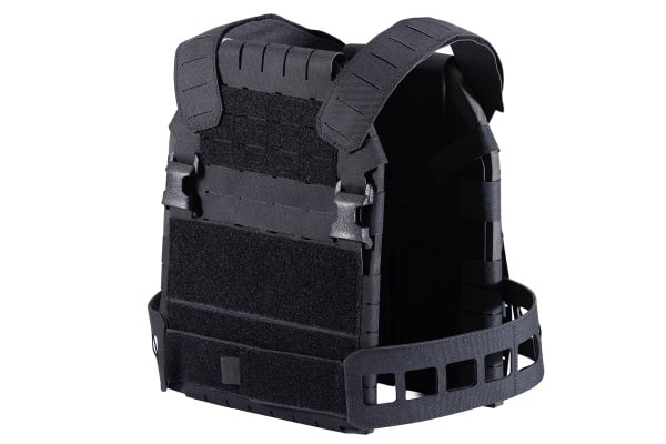 Lancer Tactical Laser Cut Lightweight Modular Plate Carrier (Black)