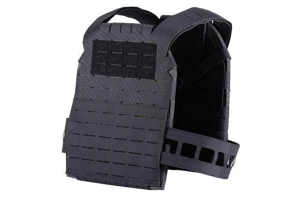Lancer Tactical Laser Cut Lightweight Modular Plate Carrier (Black)