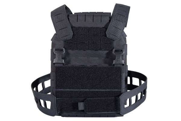 Lancer Tactical Laser Cut Lightweight Modular Plate Carrier (Black)